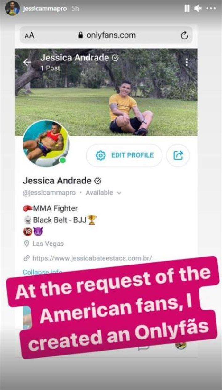 Jessica Andrade Onlyfans link